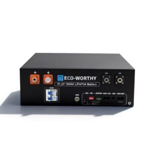 IP30 Lead Acid Battery Replacement Extreme Temperature 2.56kWh Lead Acid Deep Cycle Battery