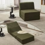 Cross-Border Export Sofa Bed High Density Sponge Lazy Sofa, Multifunctional Folding Combination Compression Sofa Chair