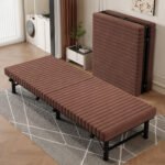 Nap Folding Bed Adult Home Use Reinforced Single Bed, Office Nap Simple Bed Small Apartment Splicing Bed Hotel Extra Bed